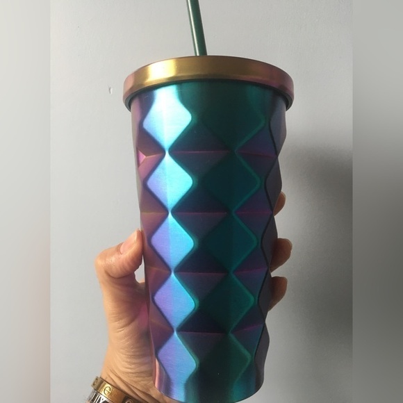 STARBUCKS 2015 Oil Slick Tumbler *Rare* - Picture 3 of 4